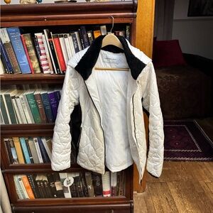 Calvin Klein white parka
